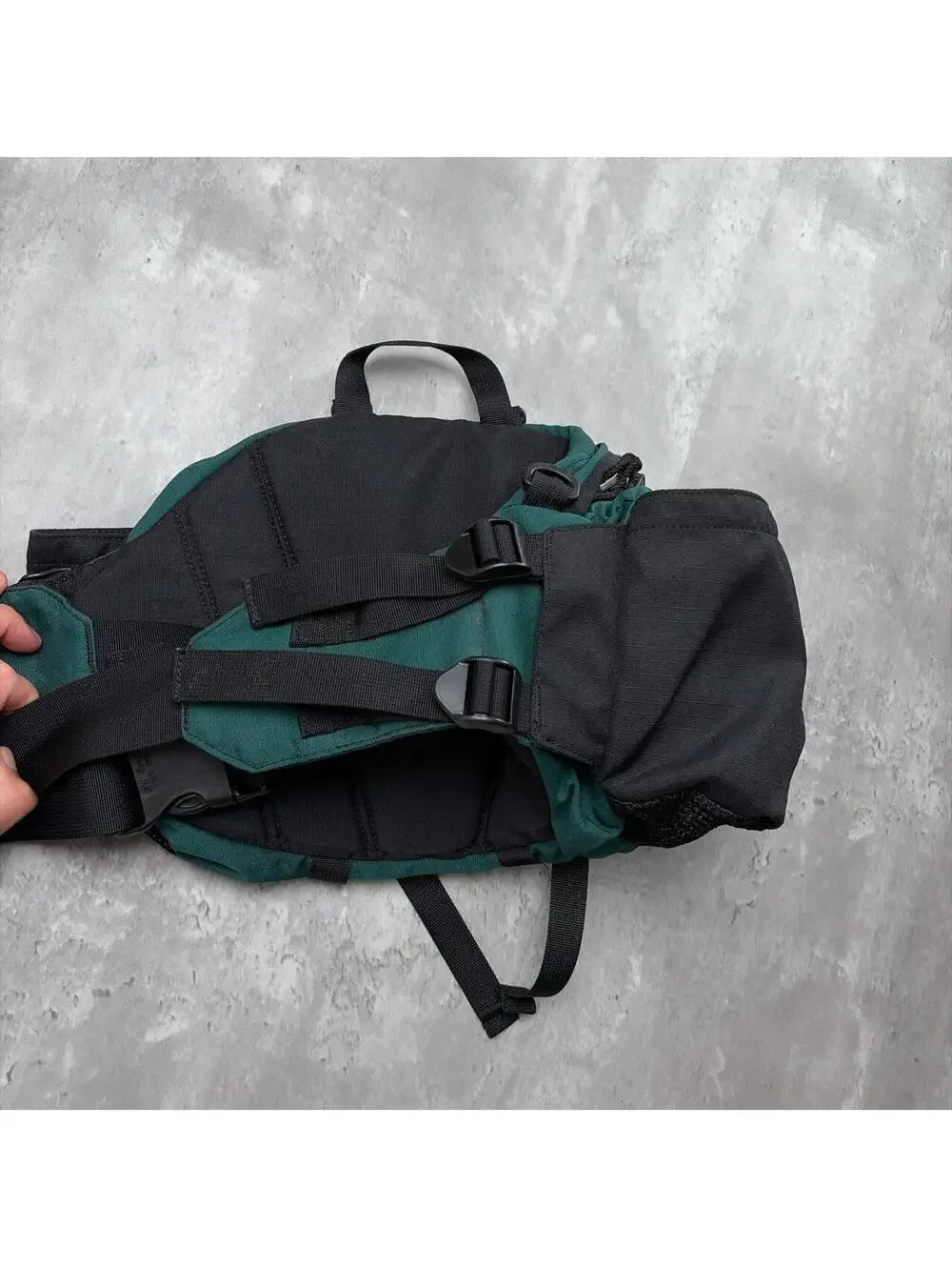Vintage Green The North Face Lumbar Hiking Gorpcore Waist Bag
